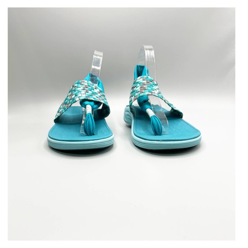 Vionic Women's SZ 9 Serene TIA Blue Berry Arch Support Ankle Wrap Sandals Shoes - Picture 3 of 11